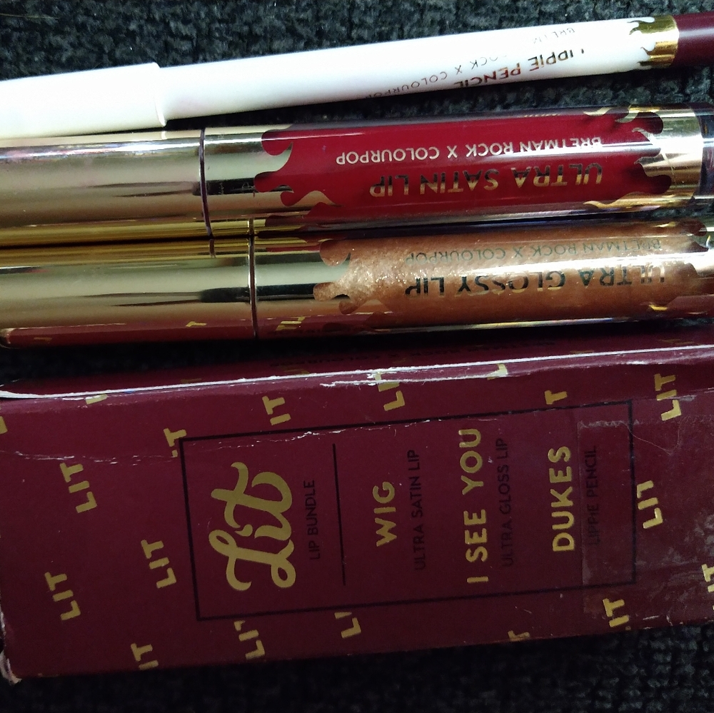 Colourpop X Bretman Rock "Lit" 3Pc Lip Set
